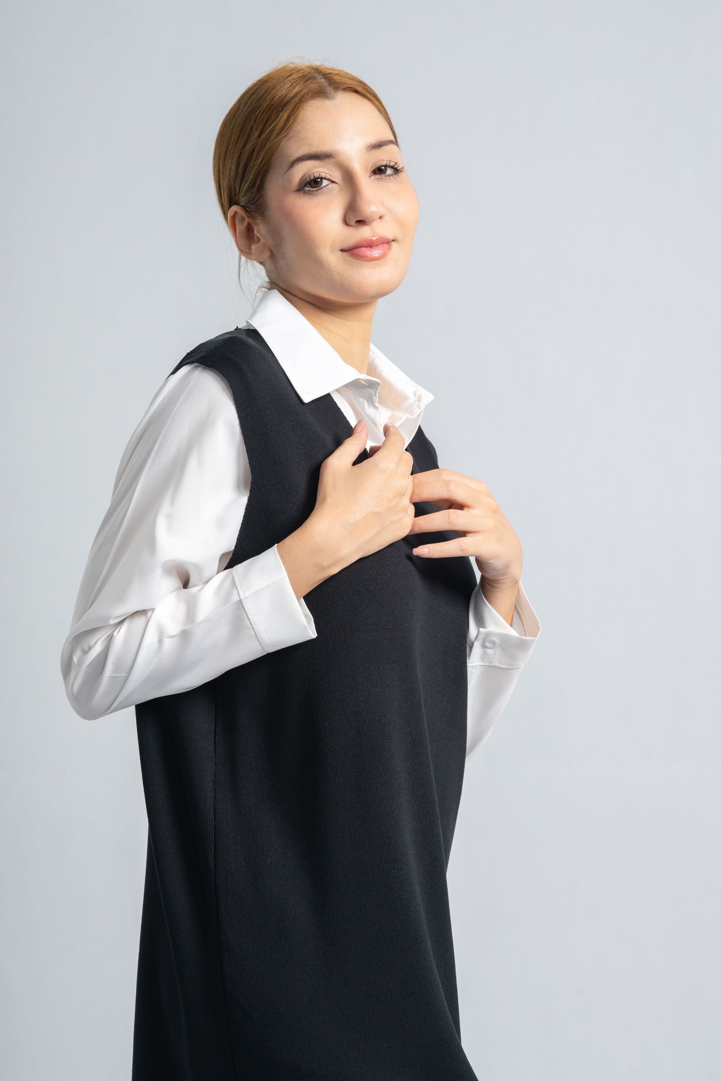 MIDI Knit Dress & Shirt | Matching Set