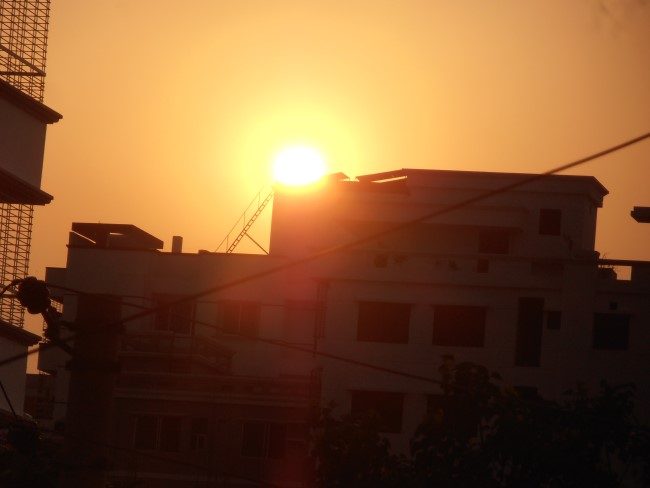 Gorgeous sunset today | Amazing 7 pictures from a building 1 Gorgeous sunset today