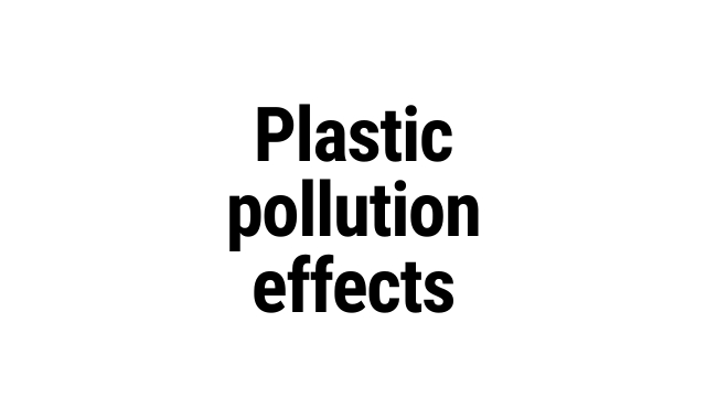 Plastic pollution