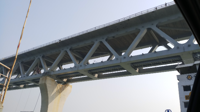 Current pictures of Padma bridge