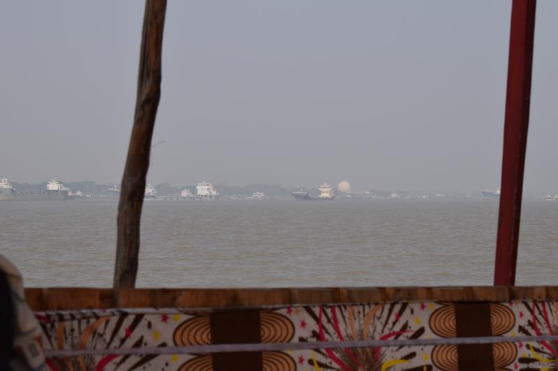 Lots of launches on the river