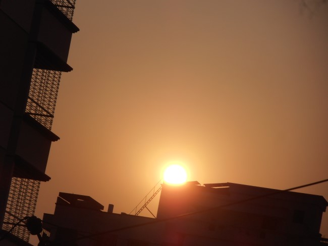 Gorgeous sunset today | Amazing 7 pictures from a building 6 Amazing Sunset